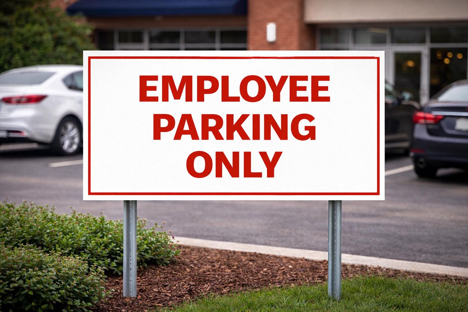 Employee Parking Only Sign Printable | Employee Parking Sign | Staff Parking Only Sign | Business Parking Sign | Digital Download