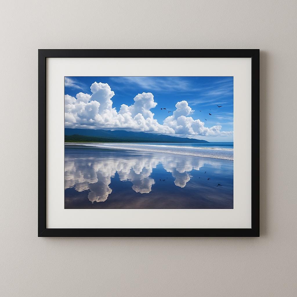Beach Reflection Wall Art
