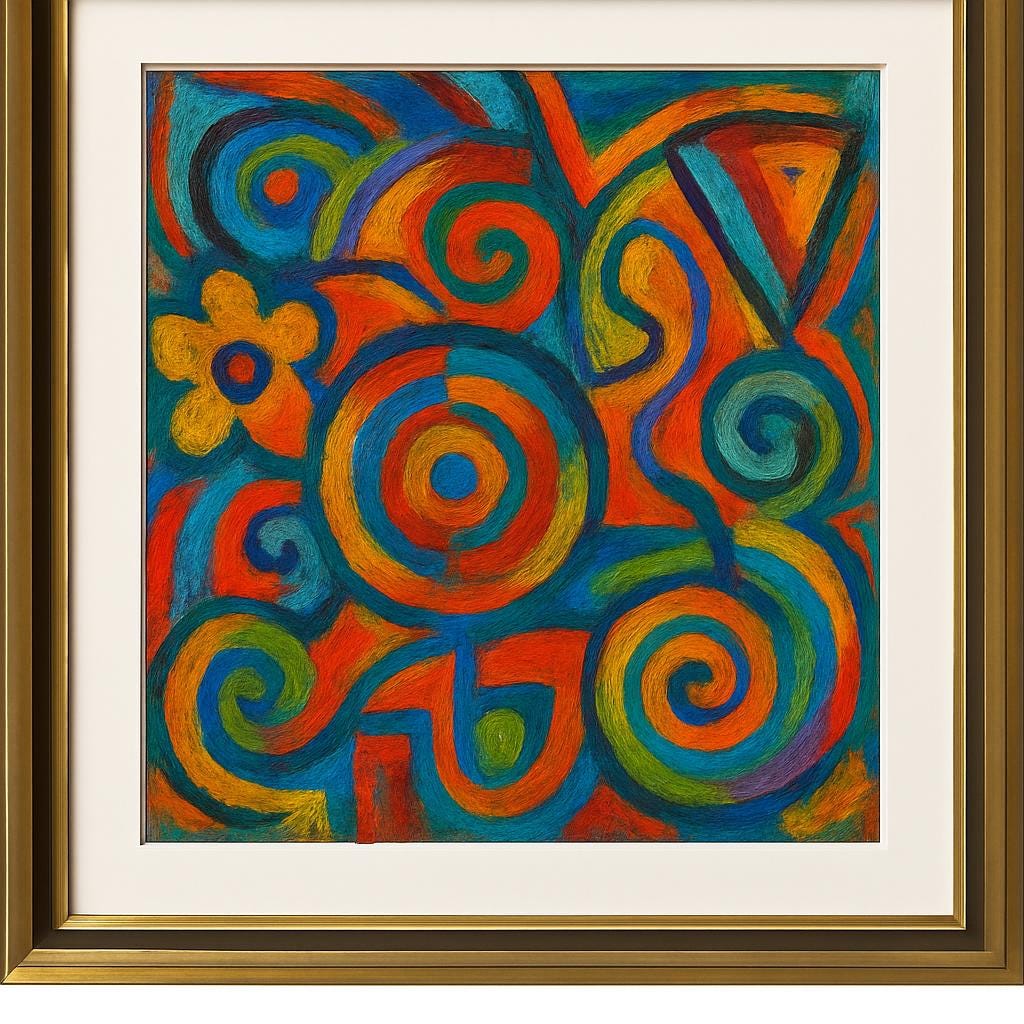 Colorful Modern Art | Bold Expressionist Decor | Digital Download