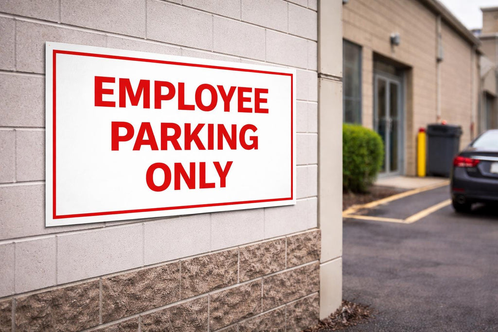 Employee Parking Only Sign Printable | Employee Parking Sign | Staff Parking Only Sign | Business Parking Sign | Digital Download