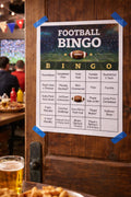 Football Bingo Printable Game | Super Bowl Party Bingo Card | Game Day Football Activity | Instant Download