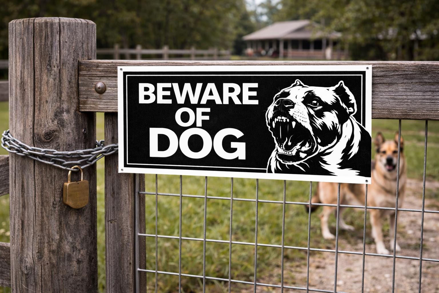 Beware of Dog Sign Printable | Guard Dog Silhouette Sign | Dog Warning Sign | Keep Out Dog Sign | Digital Download