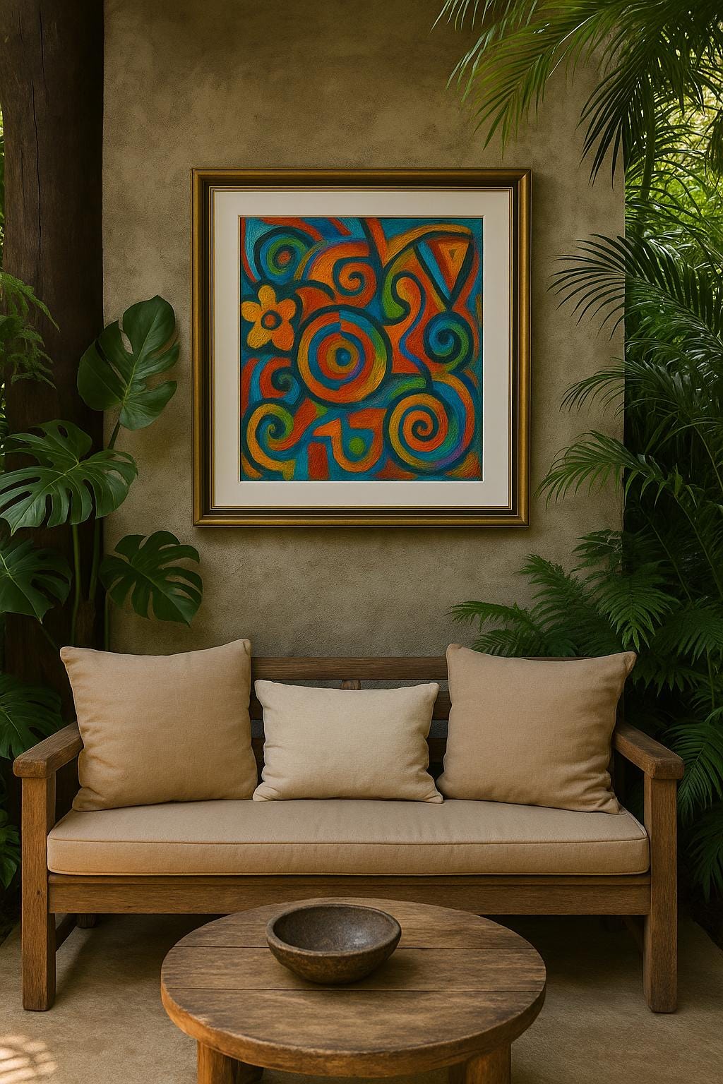 Colorful Modern Art | Bold Expressionist Decor | Digital Download