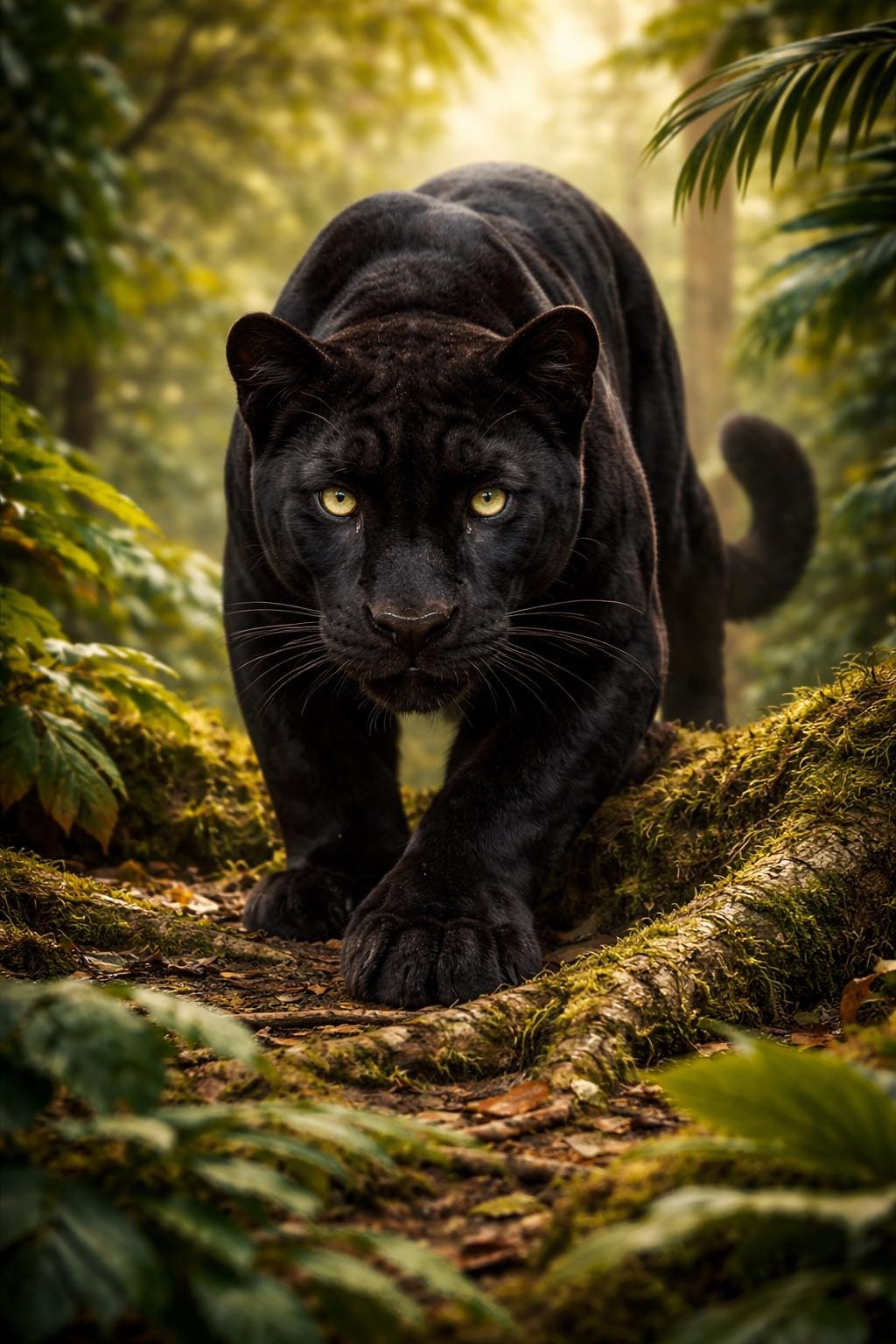 Black Panther Wall Art | Realistic Panther Artwork | Jungle Wildlife Decor | Big Cat Art Print | Digital Download