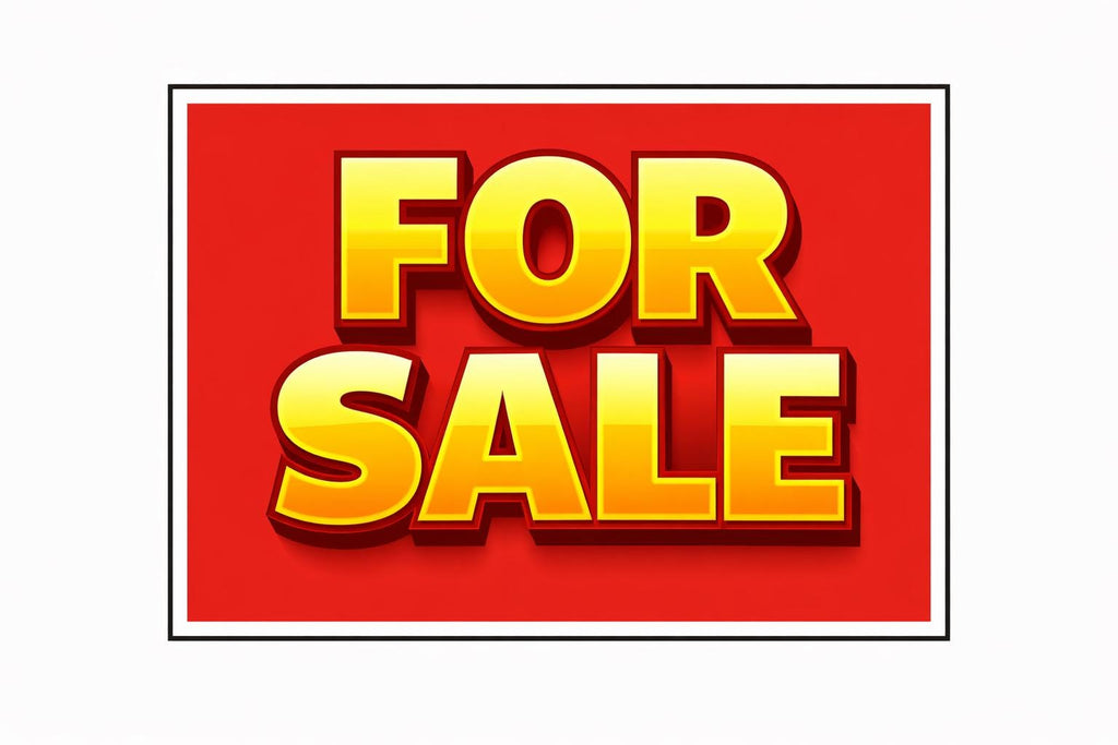 For sale Sign Printable | Horizontal Real Estate, Garage Poster (Digital Download