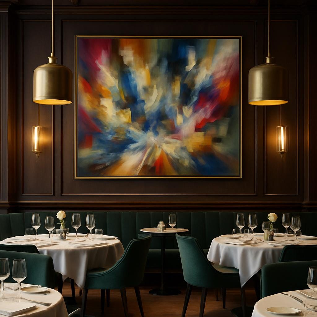 Abstract Heavy-Texture Modern Painting | Vibrant Colorful Wall Art | Luxury Contemporary  | Large Statement Art Decor