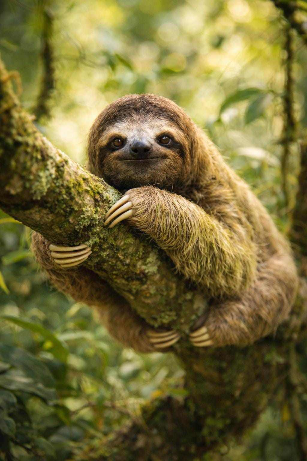 Calm Sloth Jungle Art | Kids Nursery Wildlife Art (Digital Download)