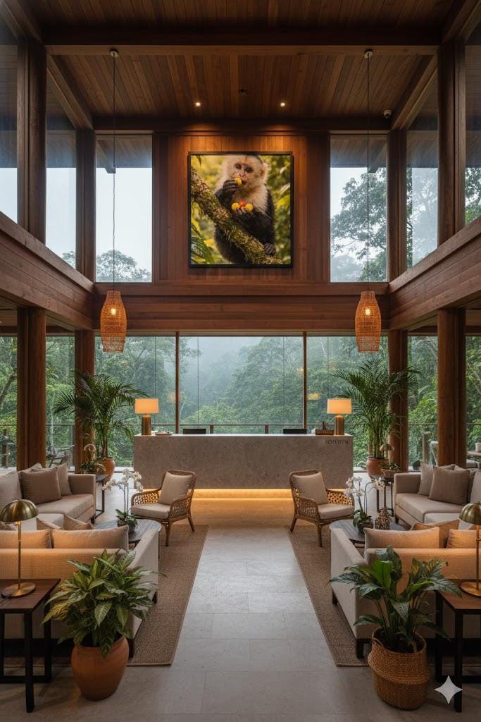 Capuchin Monkey Art | Tropical Rainforest Wildlife Art (Digital Download)